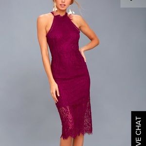 Lulus Kiss Me At Midnight dress